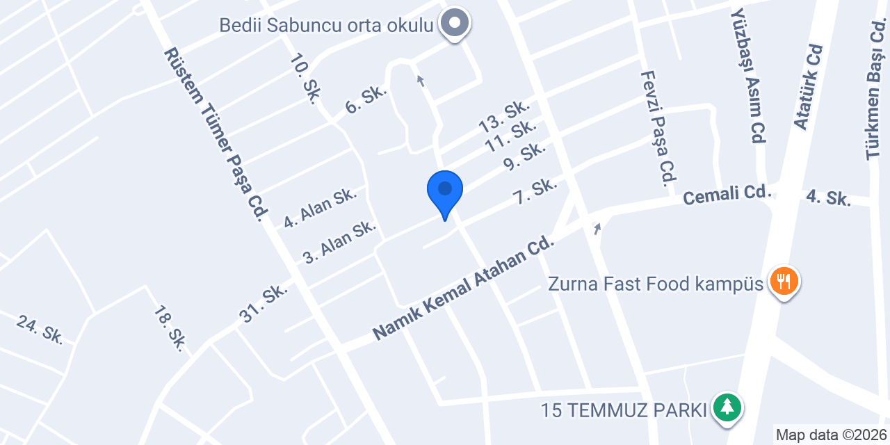 TECİMEN İNŞAAT konumu