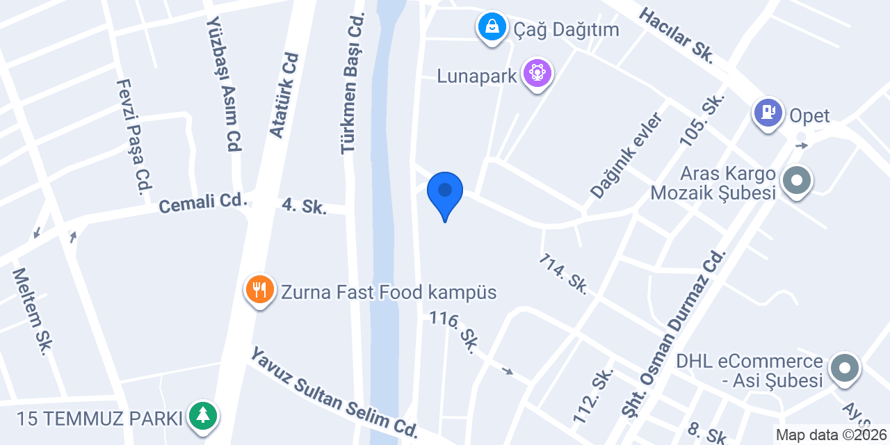 AZİZE CAFE & RESTAURANT konumu
