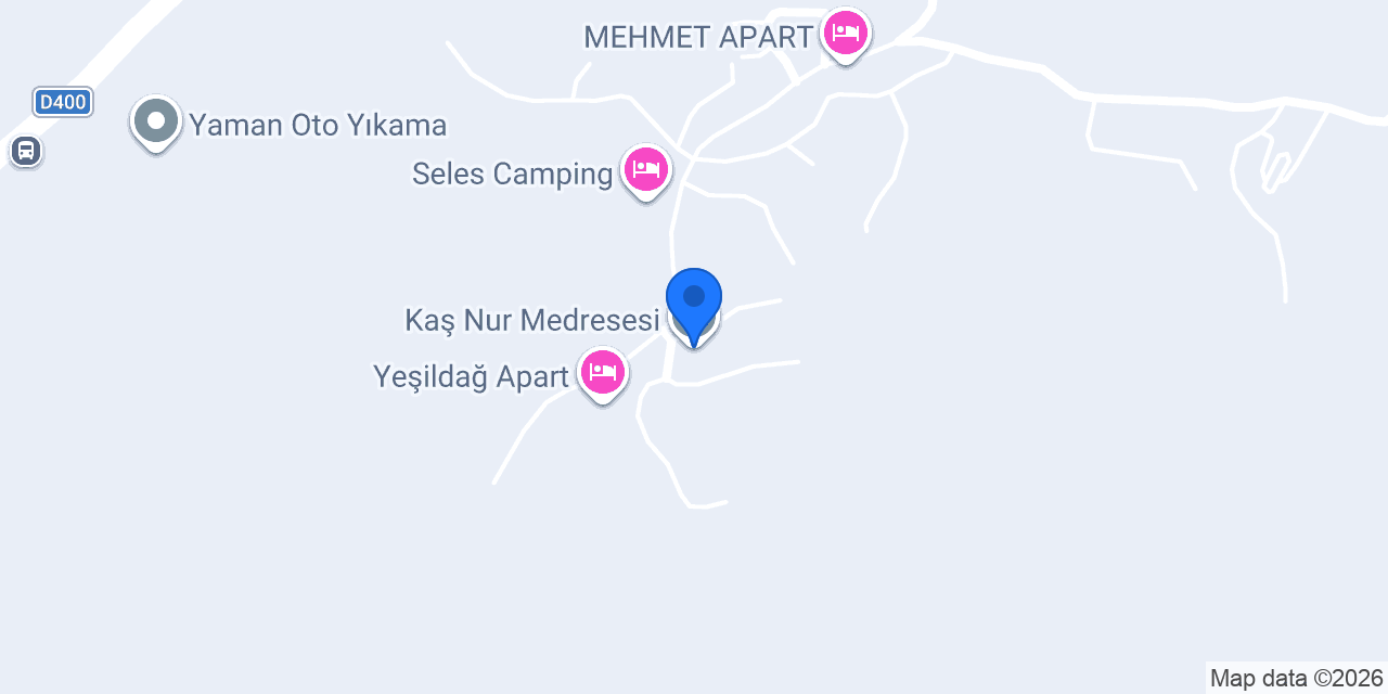 Kaş Nur Medresesi konumu