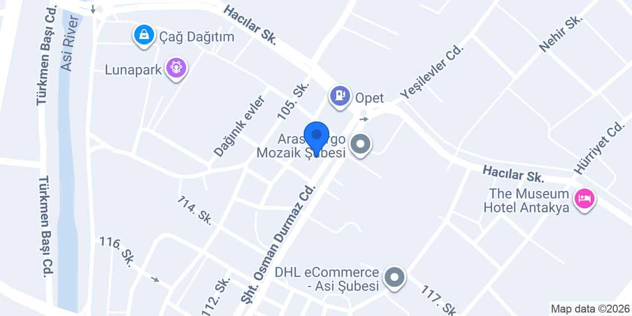 Aras Kargo Mozaik Şubesi konumu