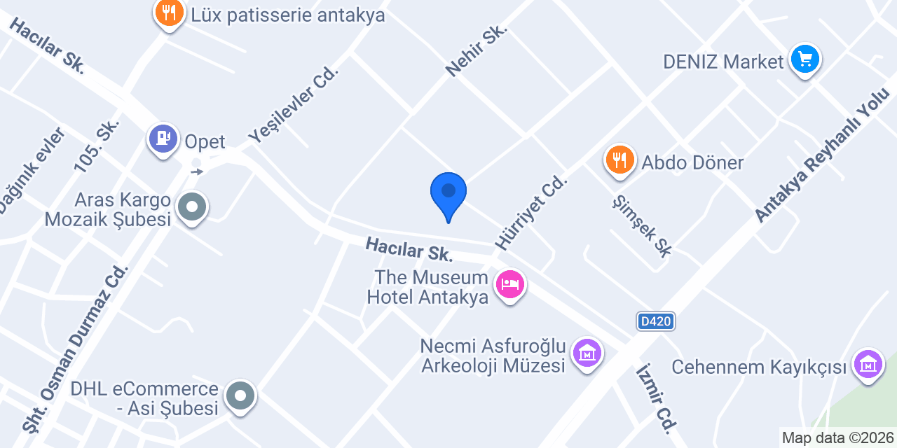 Hatay işlek Yapı konumu