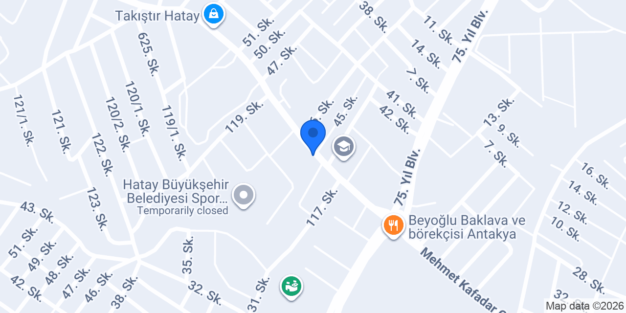 Hatay Hayat Eczanesi konumu
