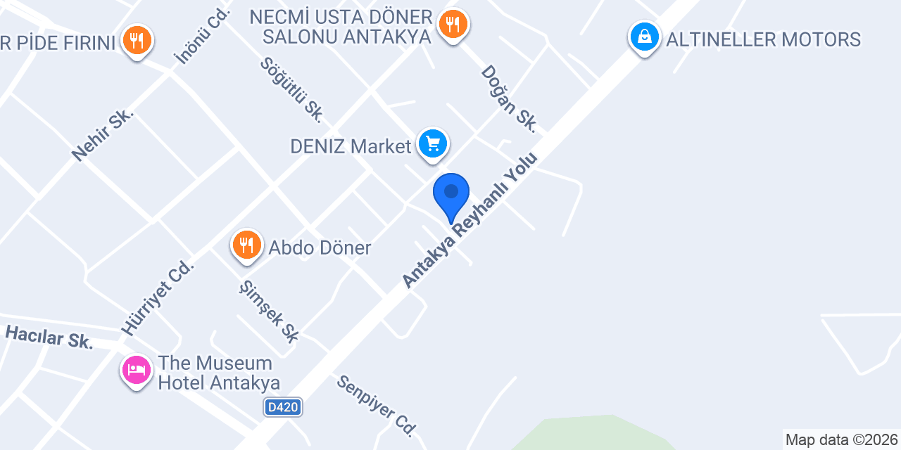 Ali tancı rent a car konumu