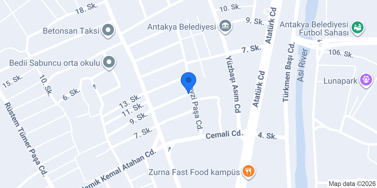 Evrensel Kitabevi konumu