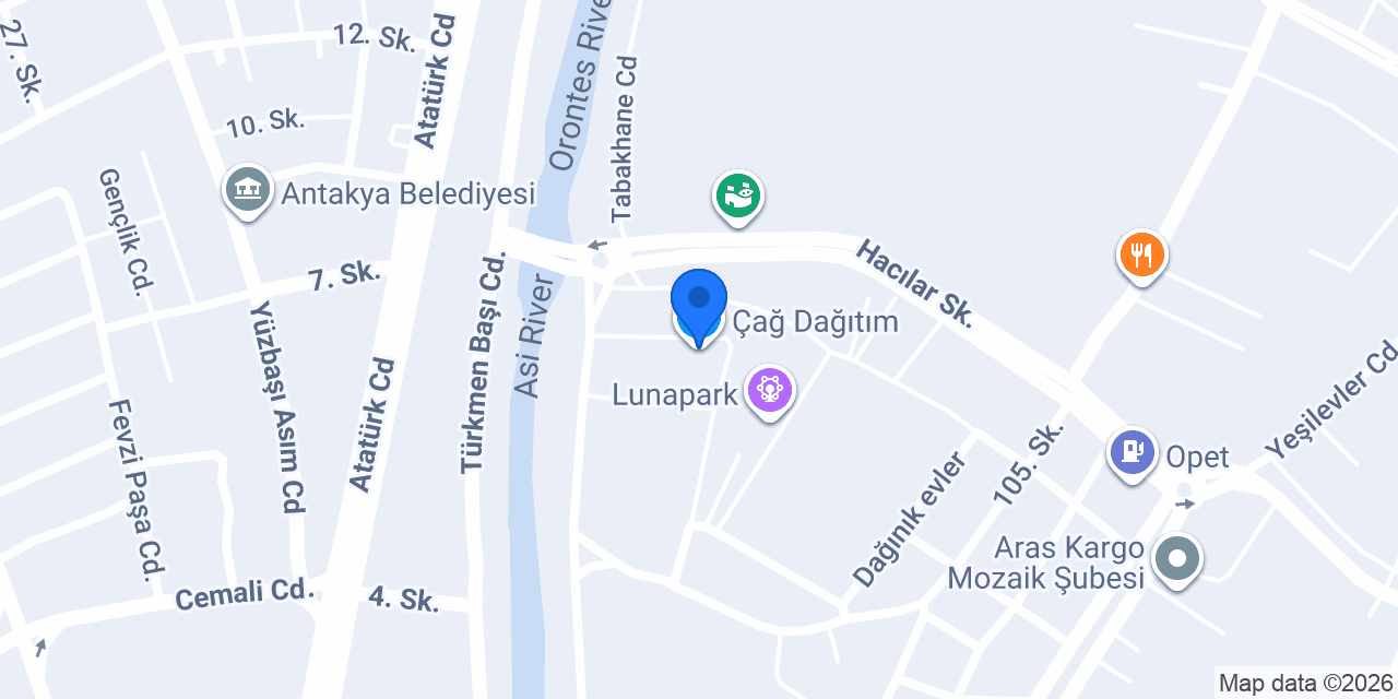 Çağ Dağıtım konumu