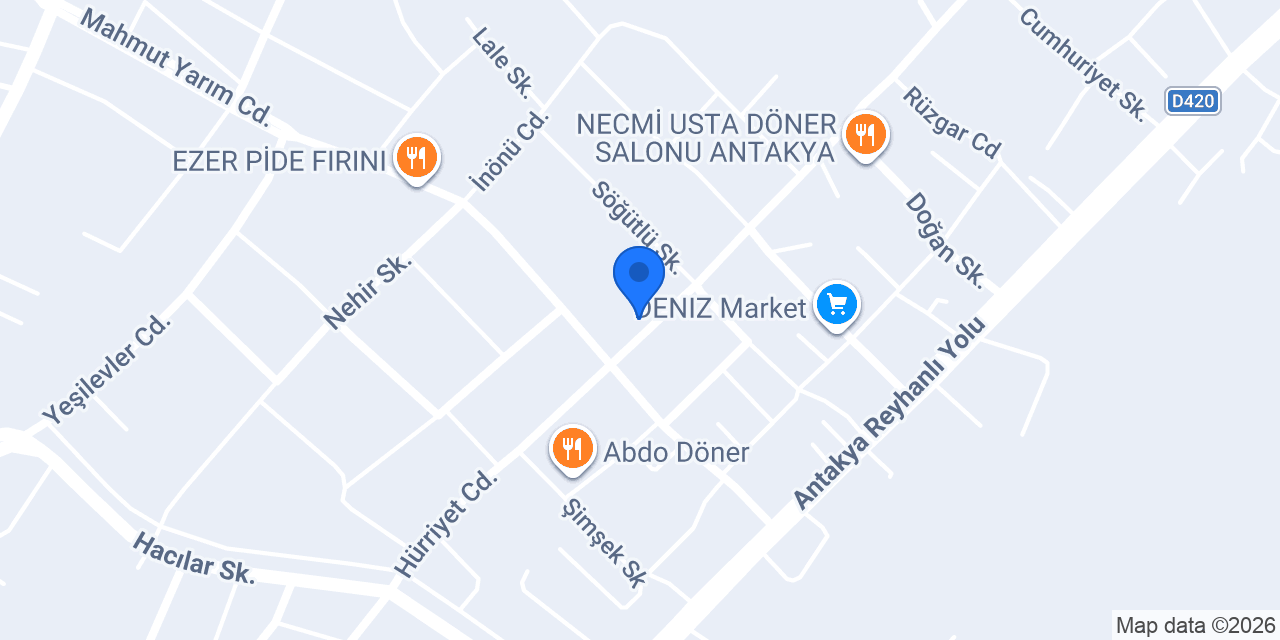 Anadolu Restaurant konumu