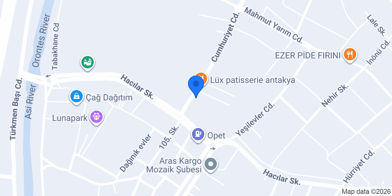 Hatay SD TEMİZLİK konumu