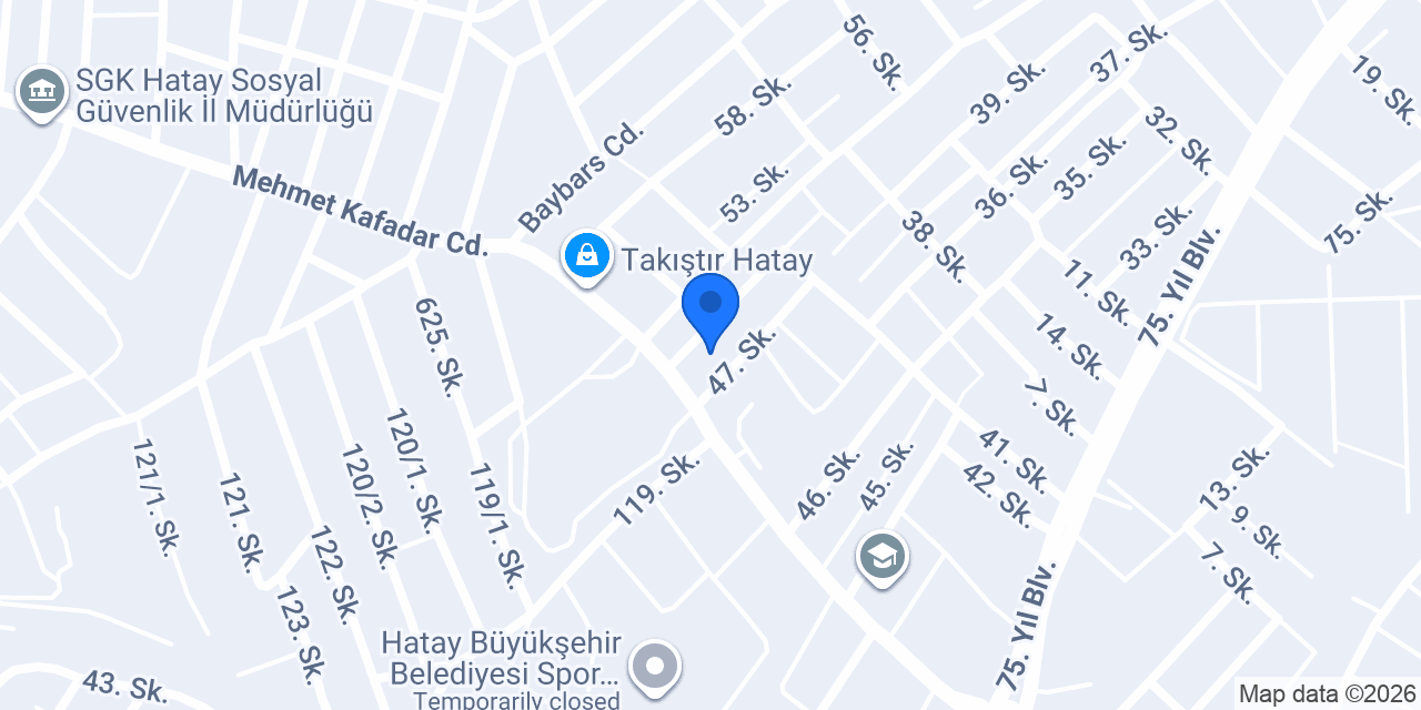 Antakya Uçar İşitme Cihazları konumu