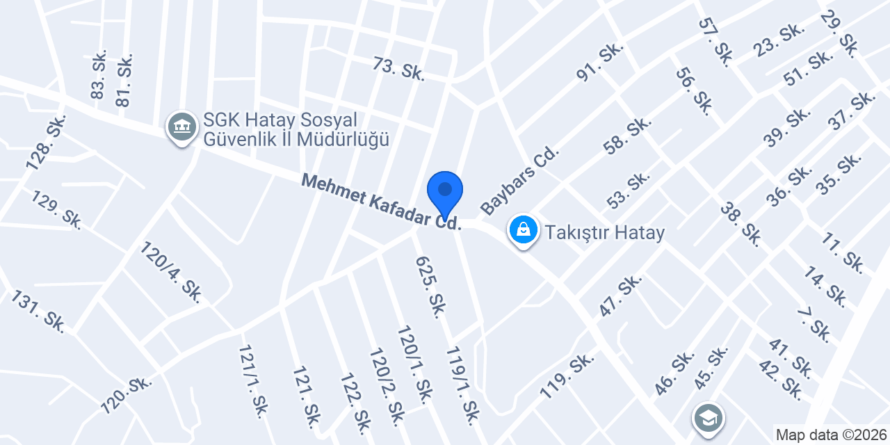 Takıştır Hatay konumu