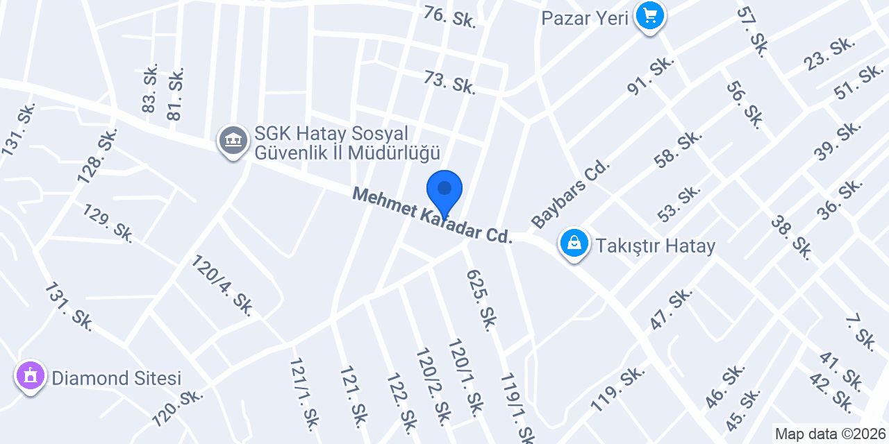 Opr. Dr. Hatice Kübra Ardıç konumu