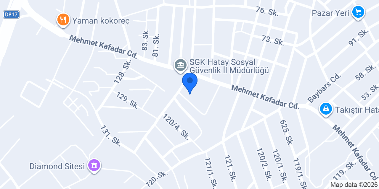 Akdeniz taksi durağı konumu