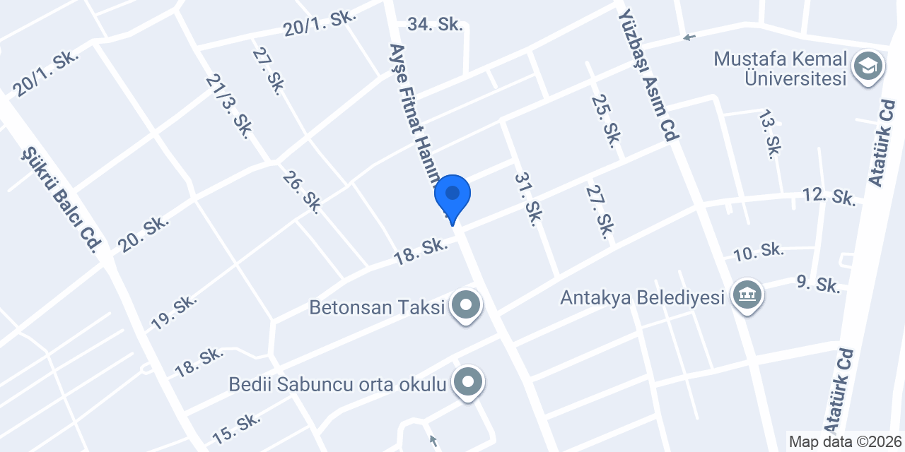 Menay Kuaför konumu