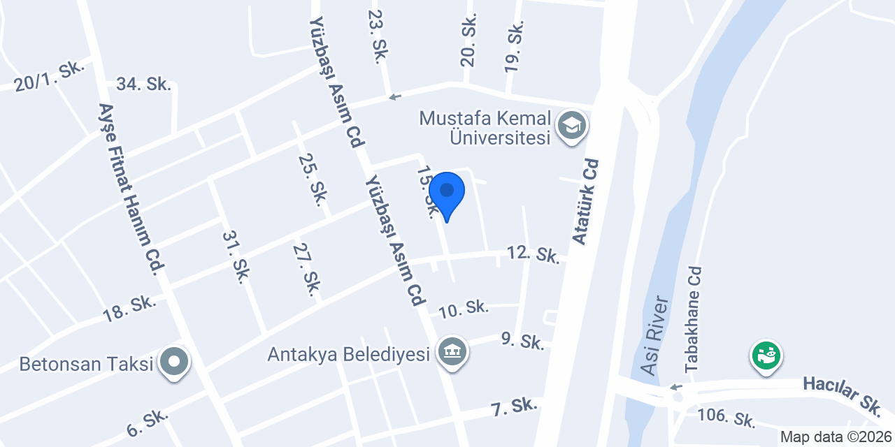 NO33 MERSİN TANTUNİ konumu