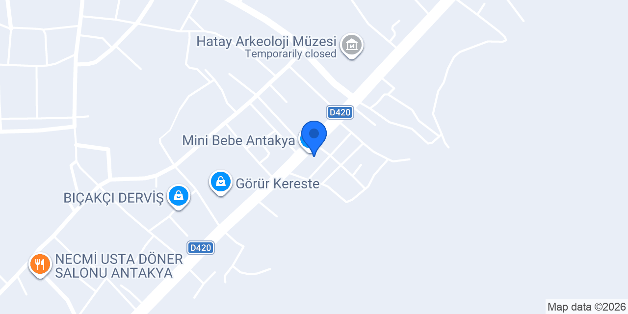 Mini Bebe Antakya konumu