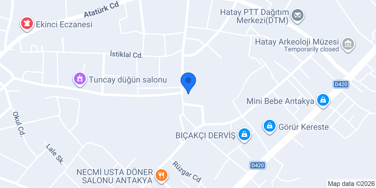BENEKLER SERAMİK konumu