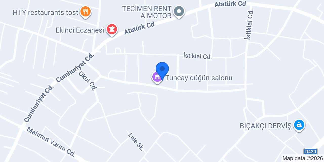 SARAY REYYAN İNŞAAT konumu