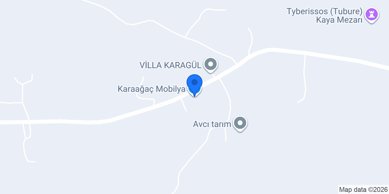 Karaağaç Mobilya konumu