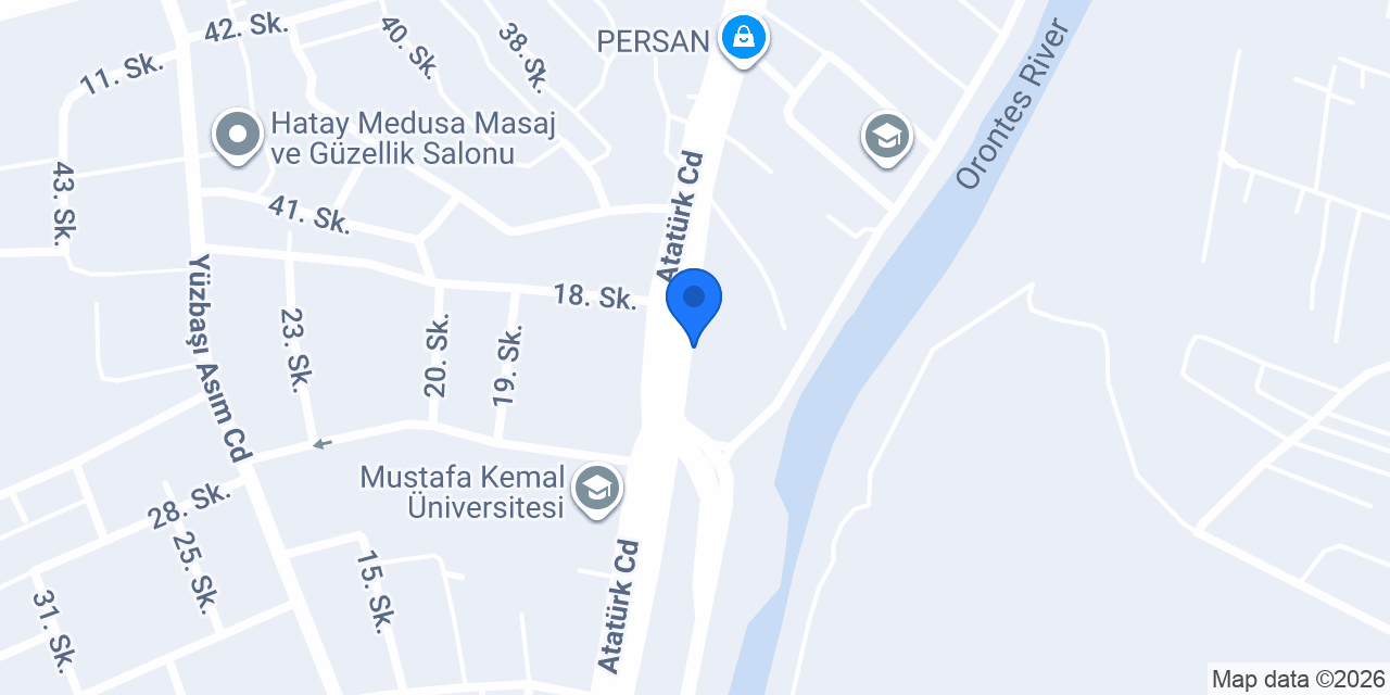 Viisas Hatay Antakya Şube konumu