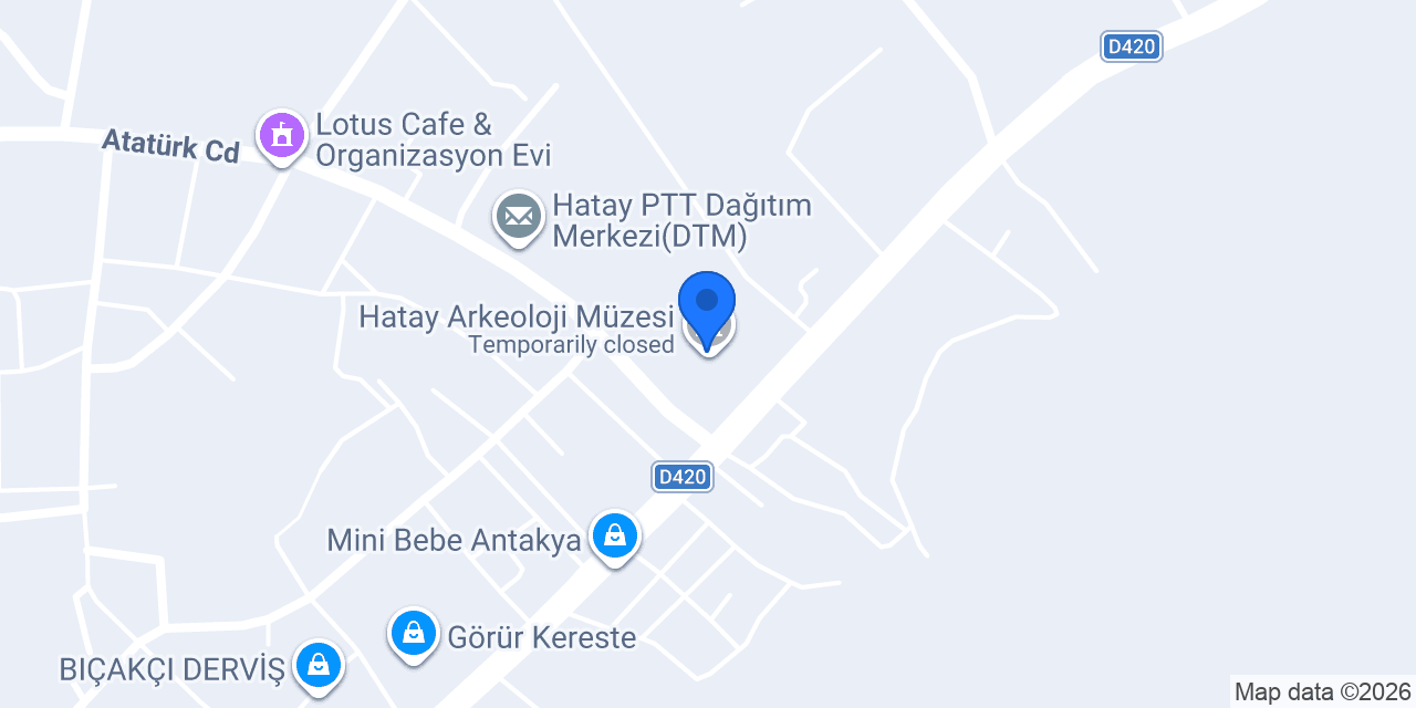 Hatay Arkeoloji Müzesi konumu