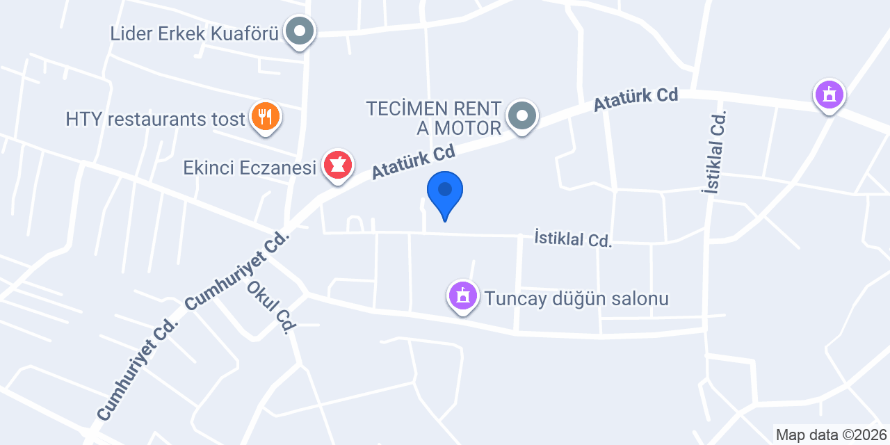 MOZAİK OTEL konumu