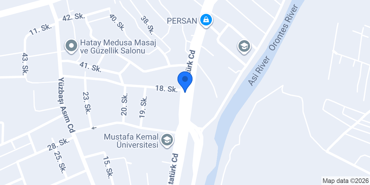 انطاكية konumu