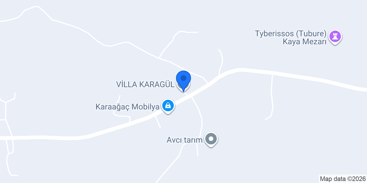 VİLLA KARAGÜL konumu