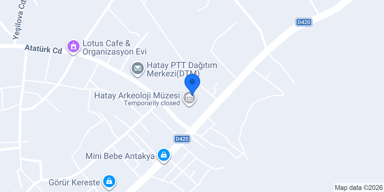 Müze'nin Kahvesi Antakya konumu