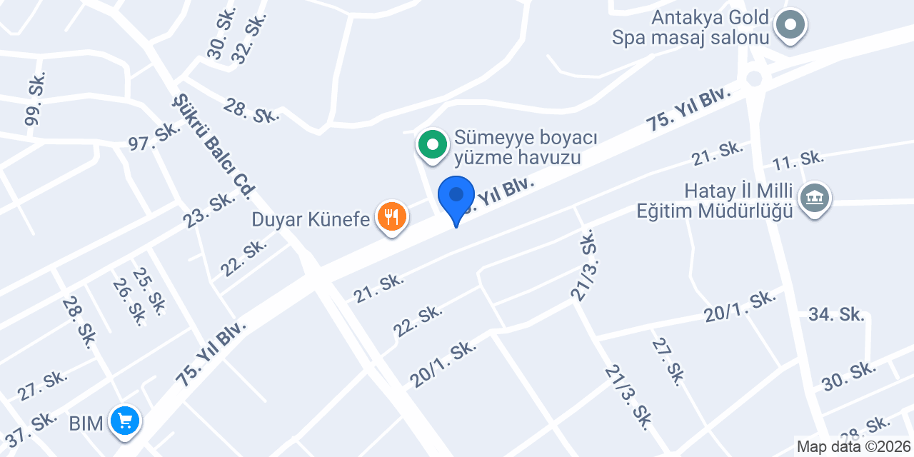 Market ve Cafe konumu