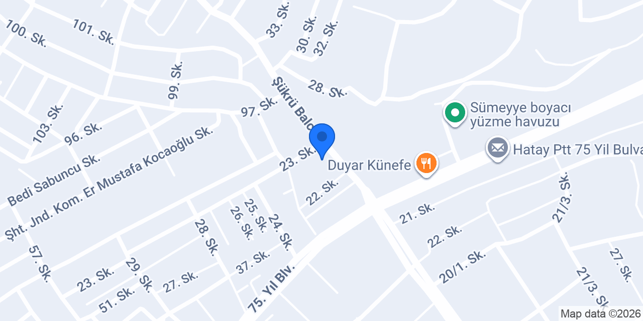 Şok Market konumu