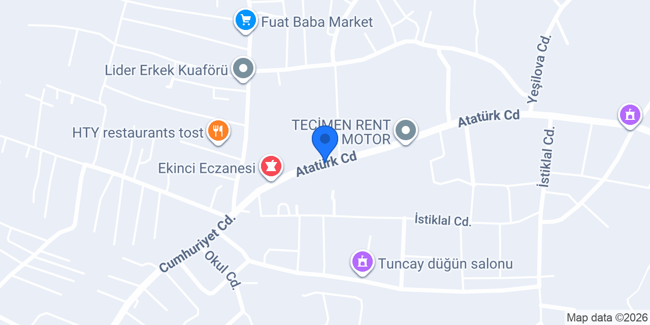 Net Kuru Temizleme konumu