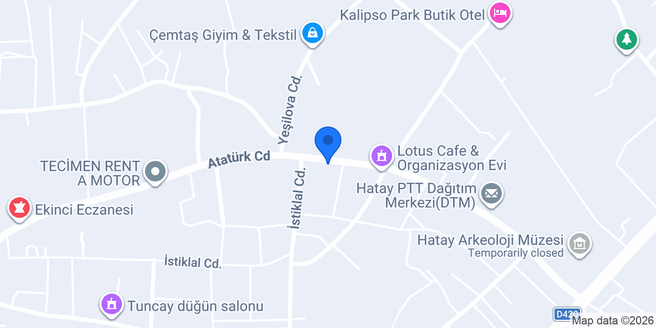 Kristalspaantakya konumu