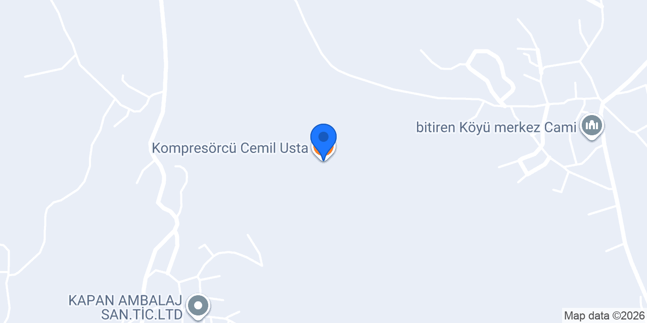 Kompresörcü Cemil Usta konumu