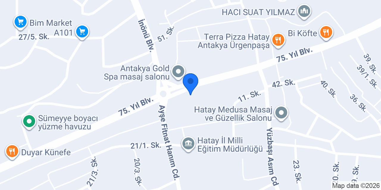 OGARETCO GIDA - HATAY BRANCH konumu