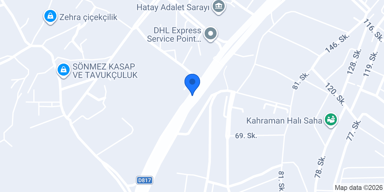 HATAY ANTAKYA MERT ÇİÇEKÇİLİK konumu