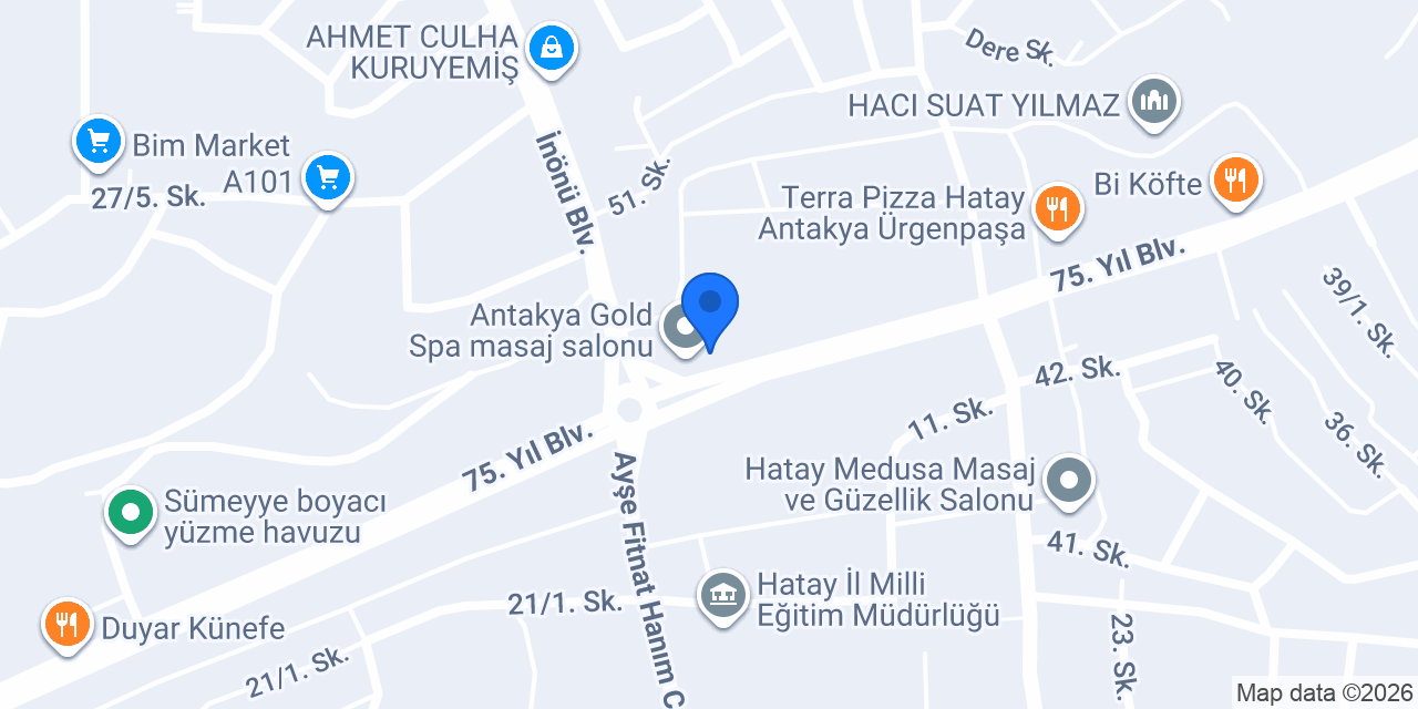 antakya hatay çiçekçisi konumu