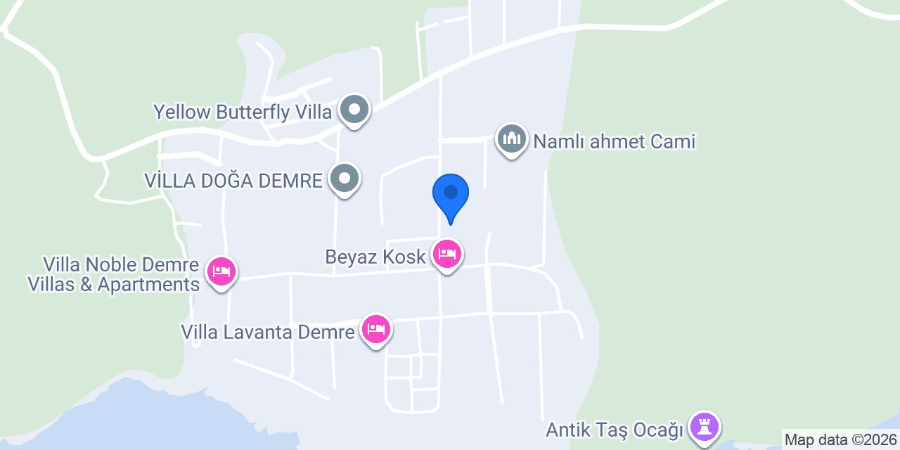 Karatay Villalari konumu