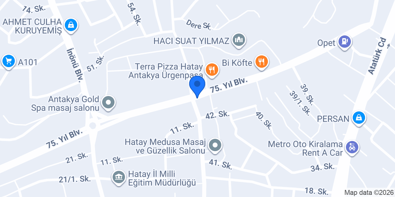 MODEZZA Mobilya, Koltuk & Aksesuar konumu