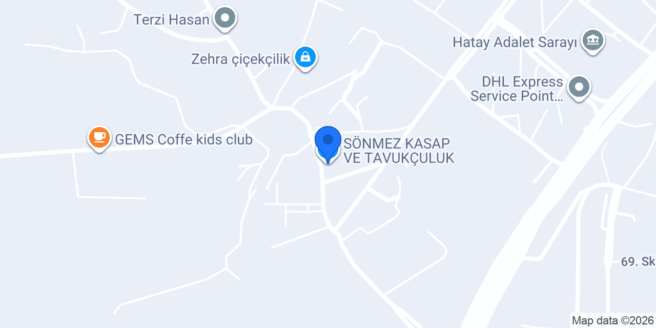 SÖNMEZ KASAP VE TAVUKÇULUK konumu