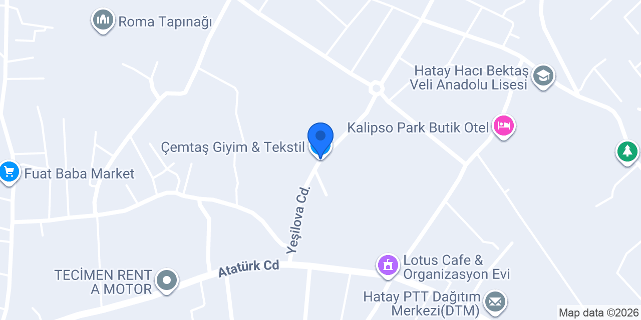 Çemtaş Giyim & Tekstil konumu