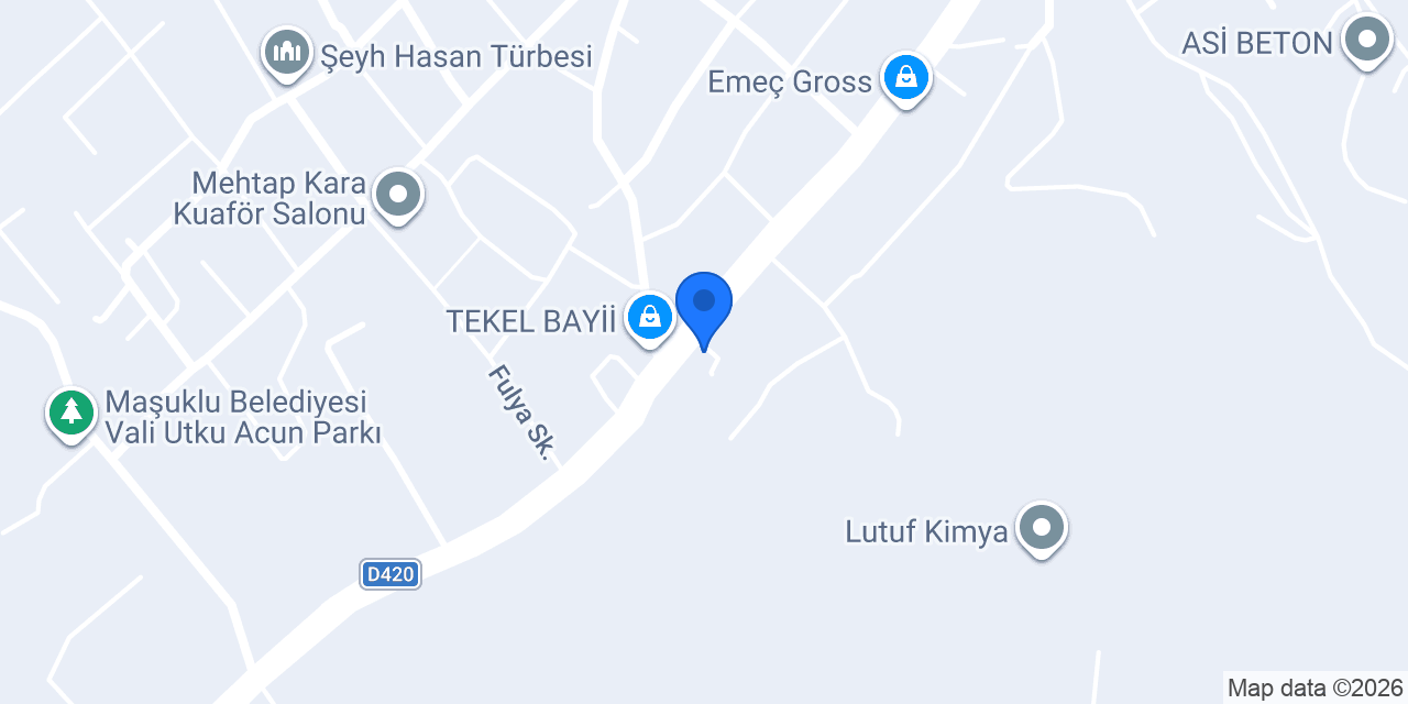 Kızgın Kaporta konumu