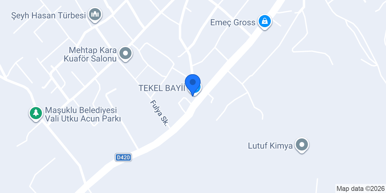 TEKEL BAYİİ konumu