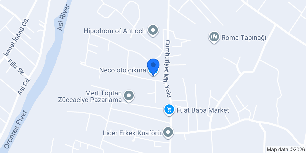Neco oto çıkma konumu