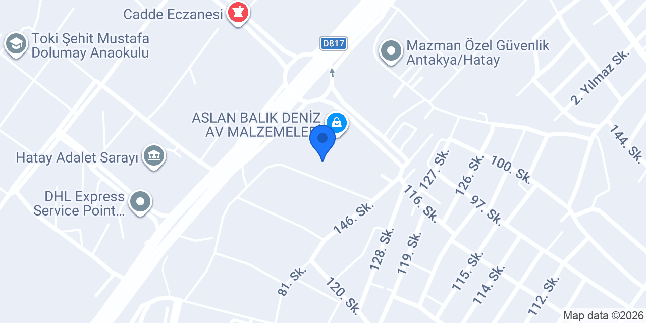 Antakya Koşucu Emlak konumu