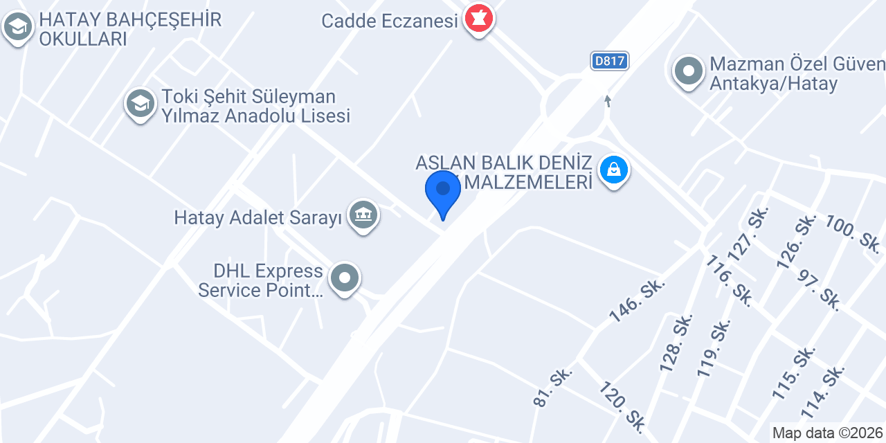 Defne Çiçekçilik konumu