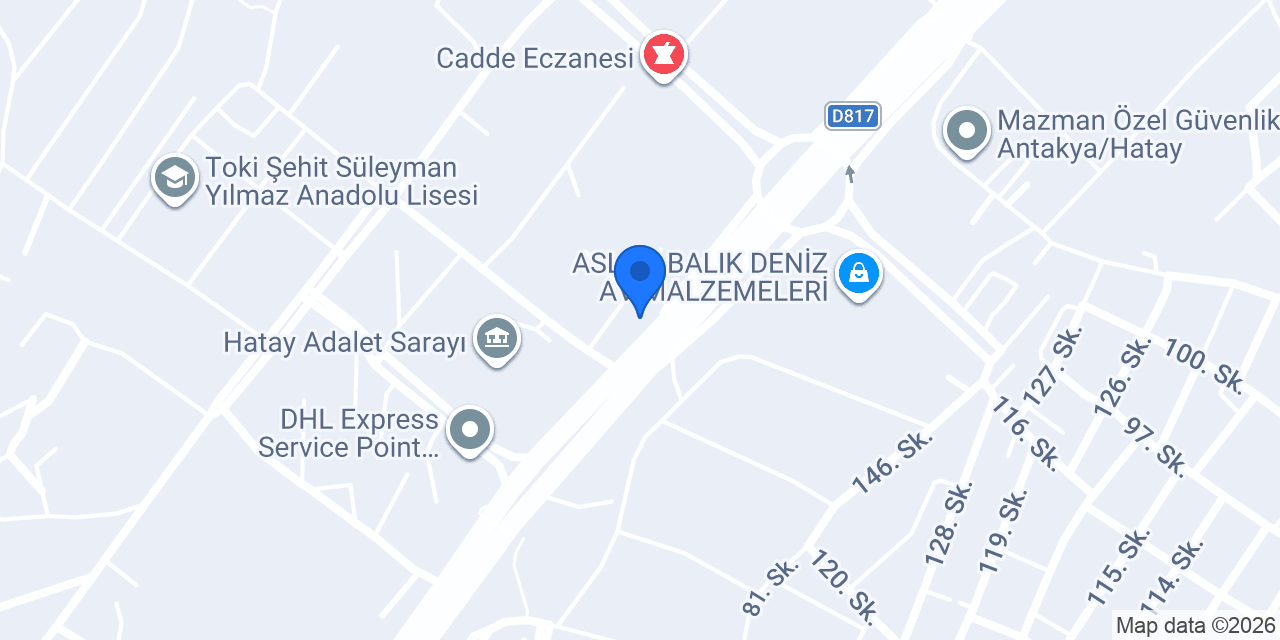 HATAY 7. NOTER konumu