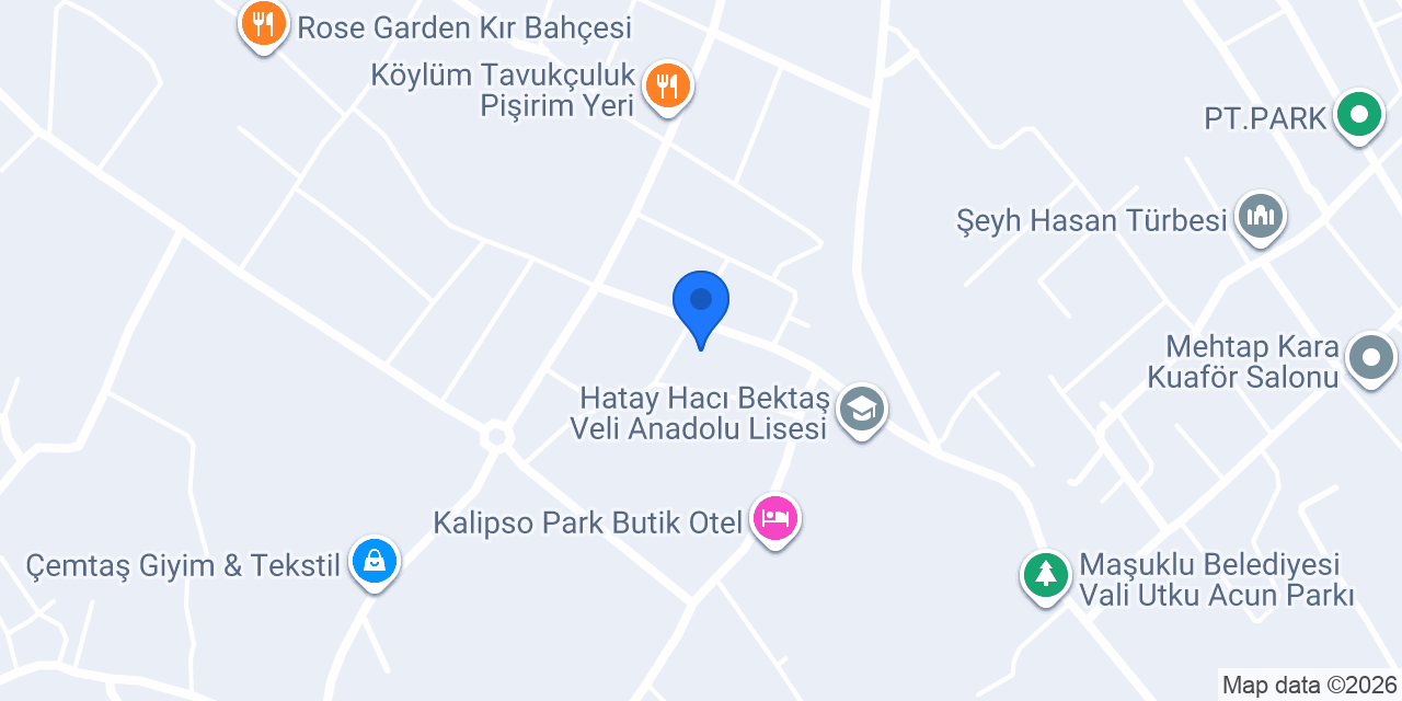 Hatay Has Avm Kırtasiye Züccaciye konumu