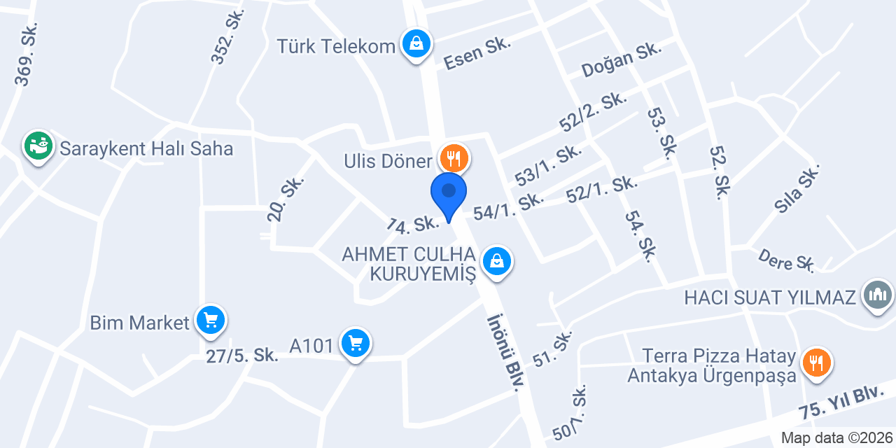 İnan Doğru İnşaat konumu
