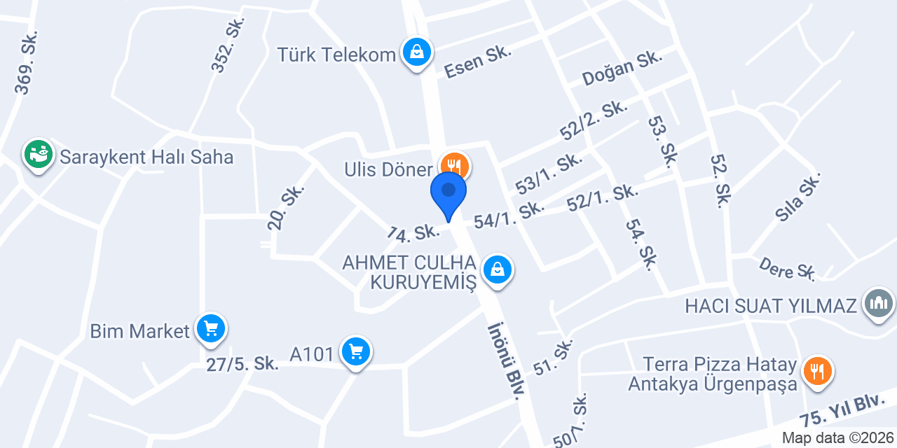 Tutku pastanesi konumu