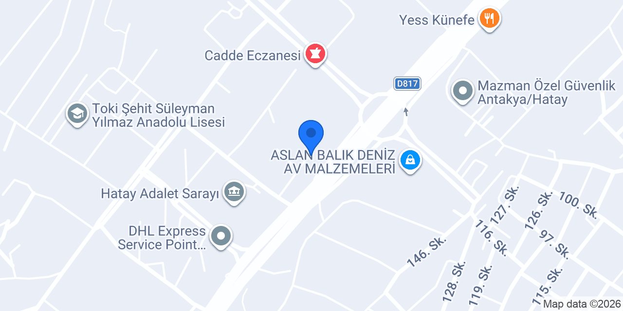Dilekçeci & Arzuhalci Hatay konumu