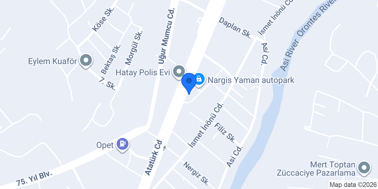 HATAY BARAN AYDINLATMA konumu